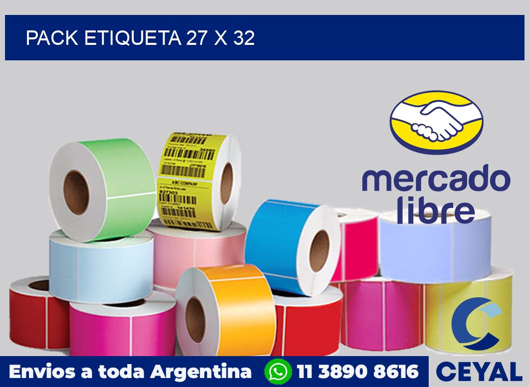 pack etiqueta 27 x 32