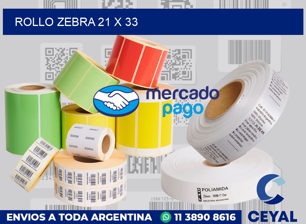 rollo zebra 21 x 33