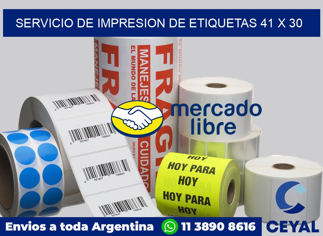 servicio de impresion de etiquetas 41 x 30