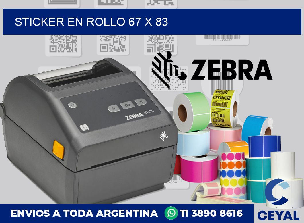 sticker en rollo 67 x 83