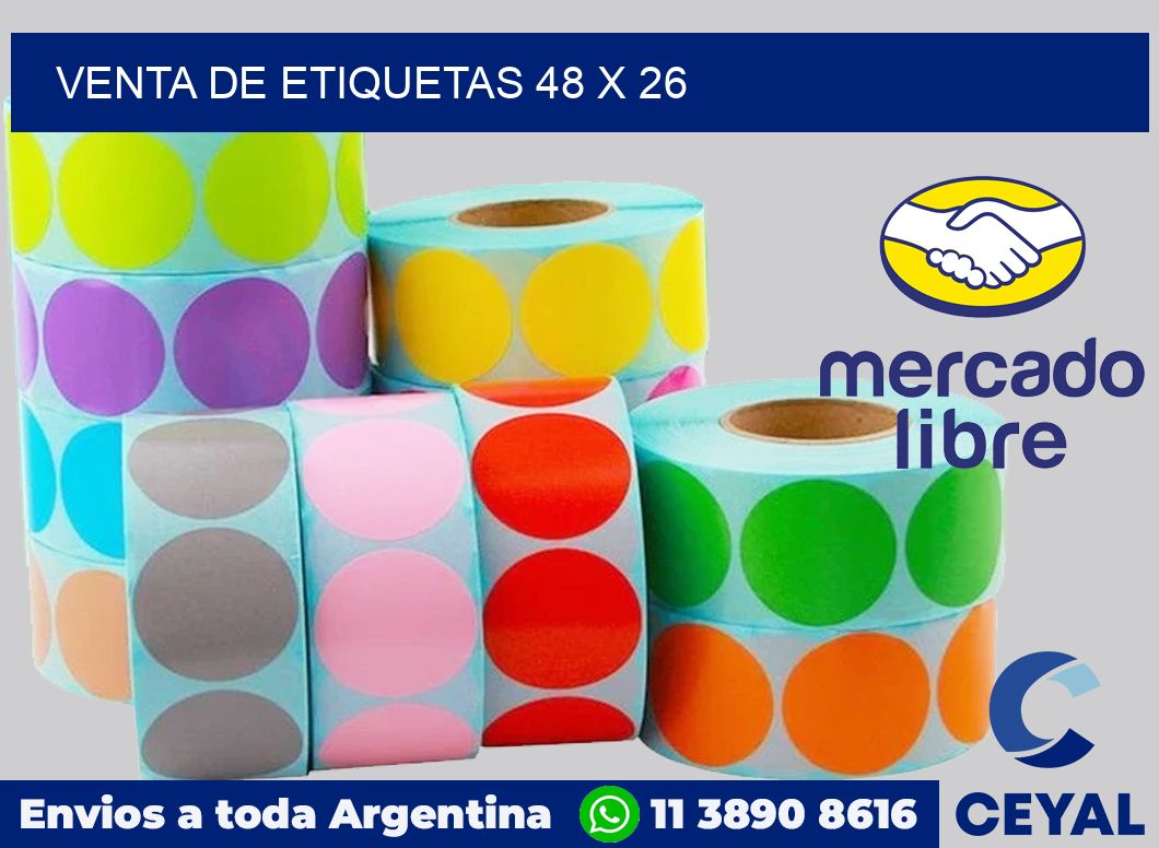 venta de etiquetas 48 x 26