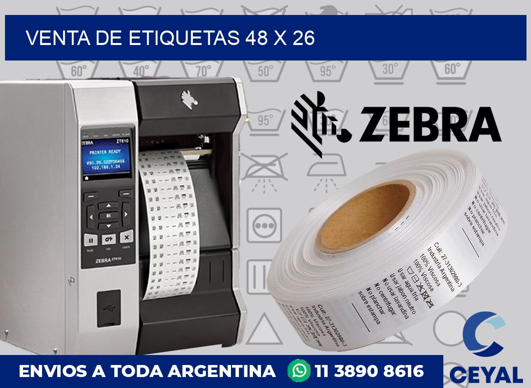 venta de etiquetas 48 x 26