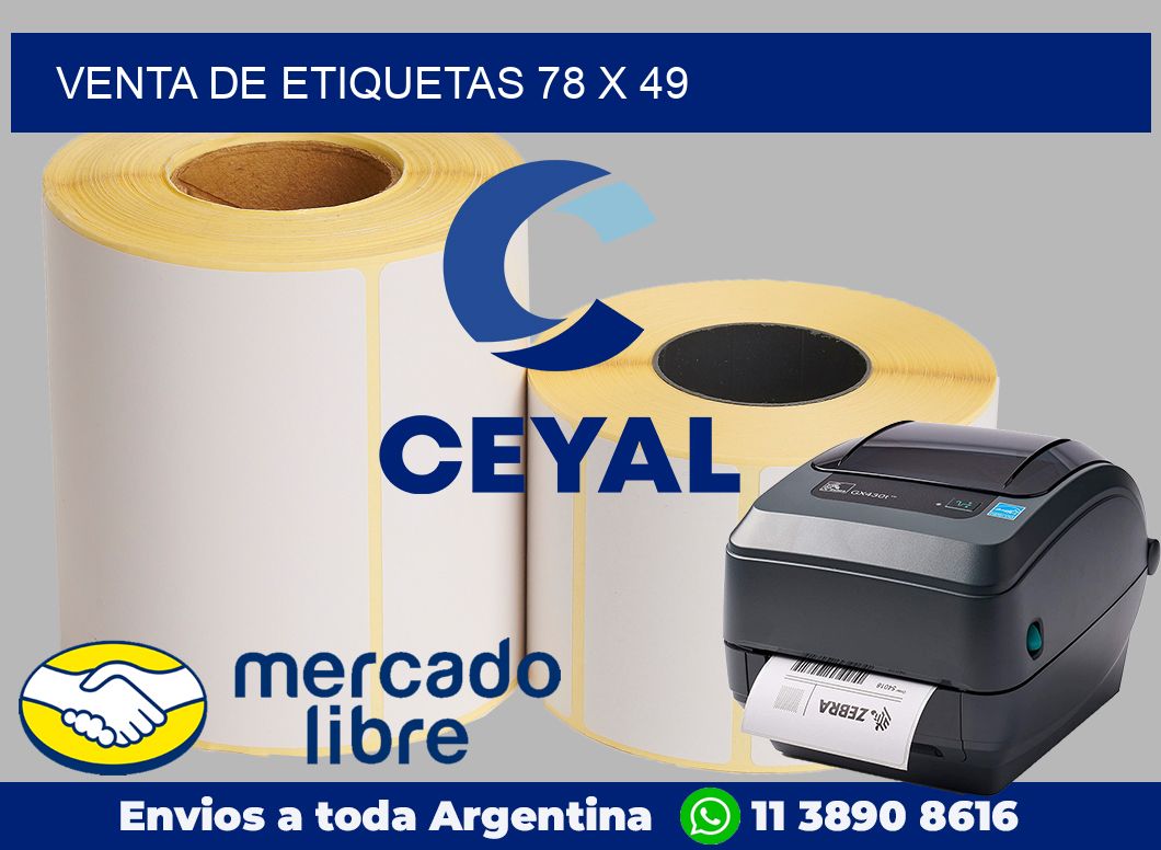 venta de etiquetas 78 x 49