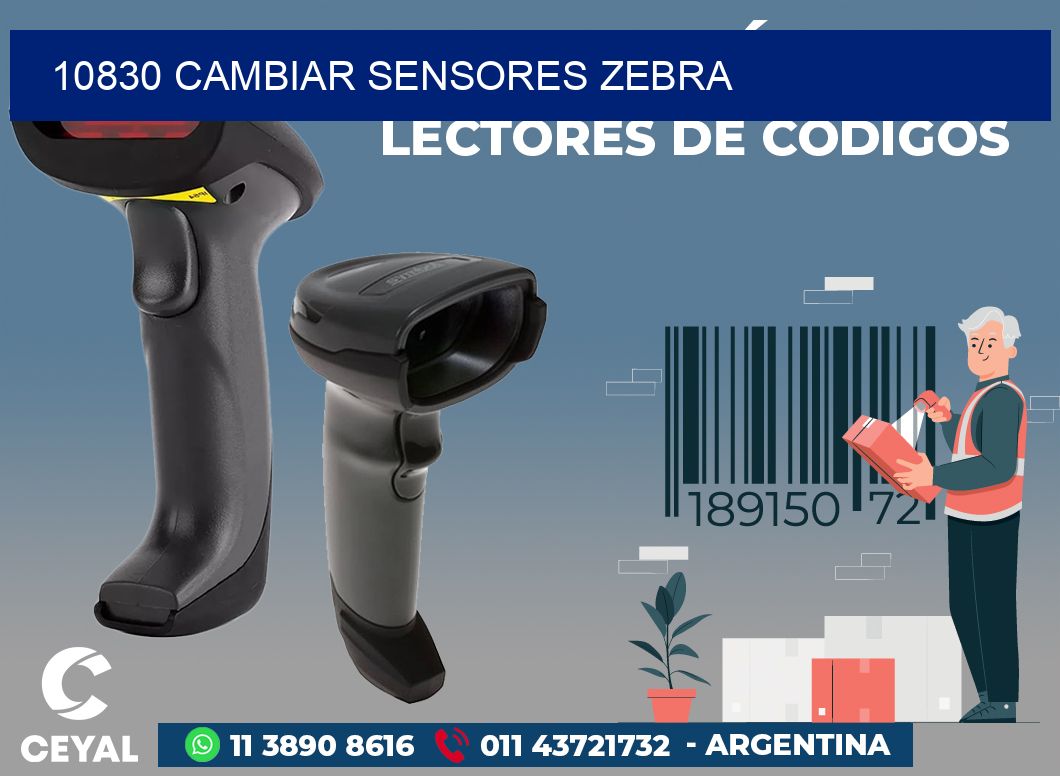 10830 CAMBIAR SENSORES ZEBRA