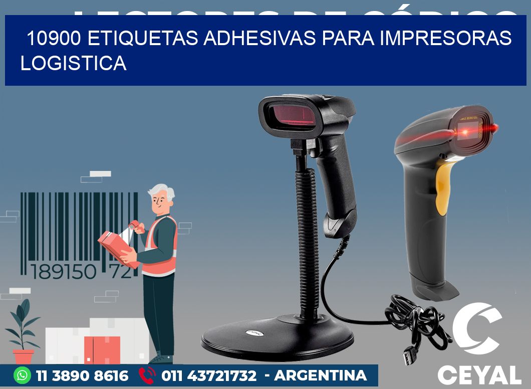 10900 ETIQUETAS ADHESIVAS PARA IMPRESORAS LOGISTICA