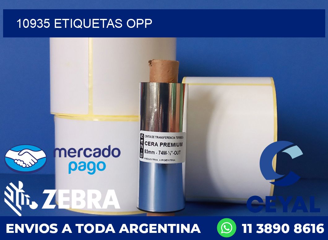 10935 ETIQUETAS OPP