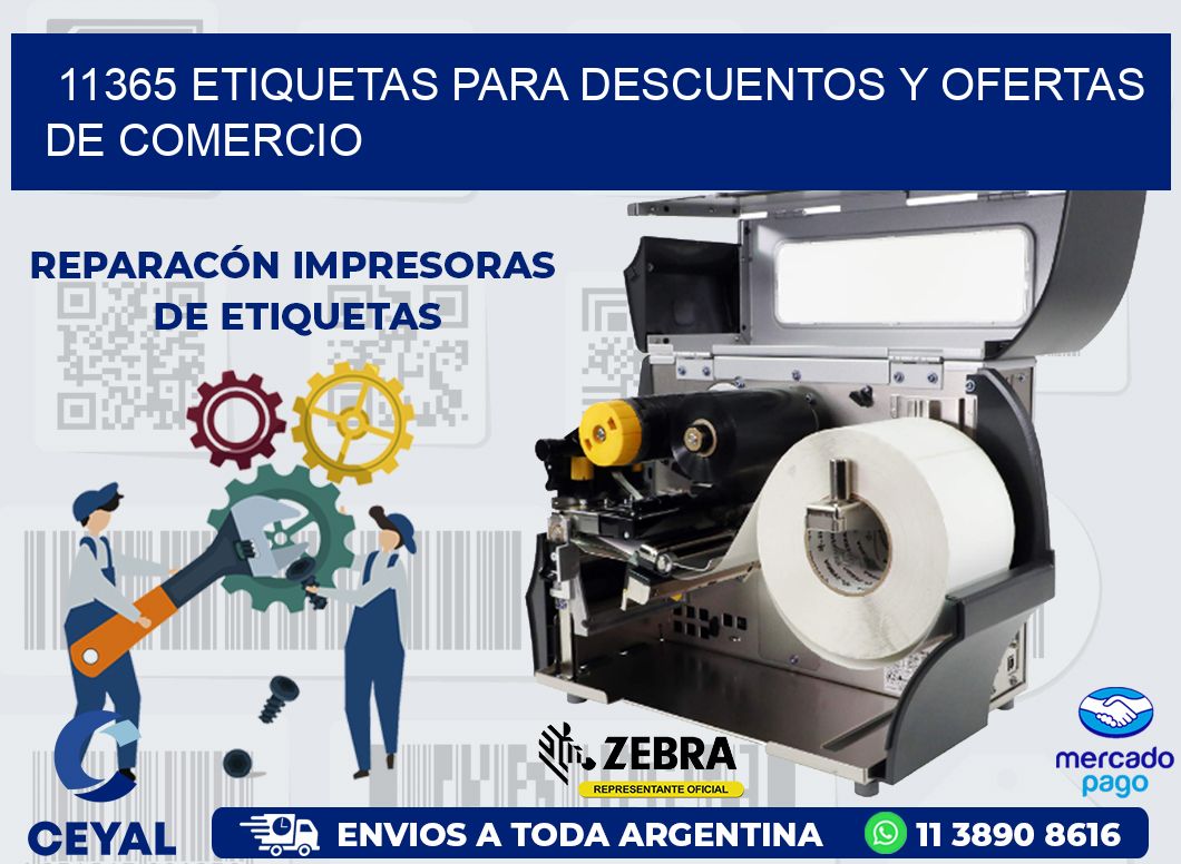 11365 ETIQUETAS PARA DESCUENTOS Y OFERTAS DE COMERCIO