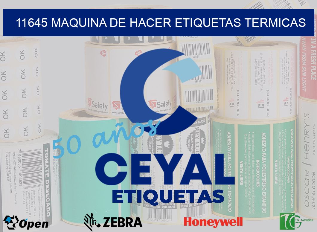 11645 MAQUINA DE HACER ETIQUETAS TERMICAS