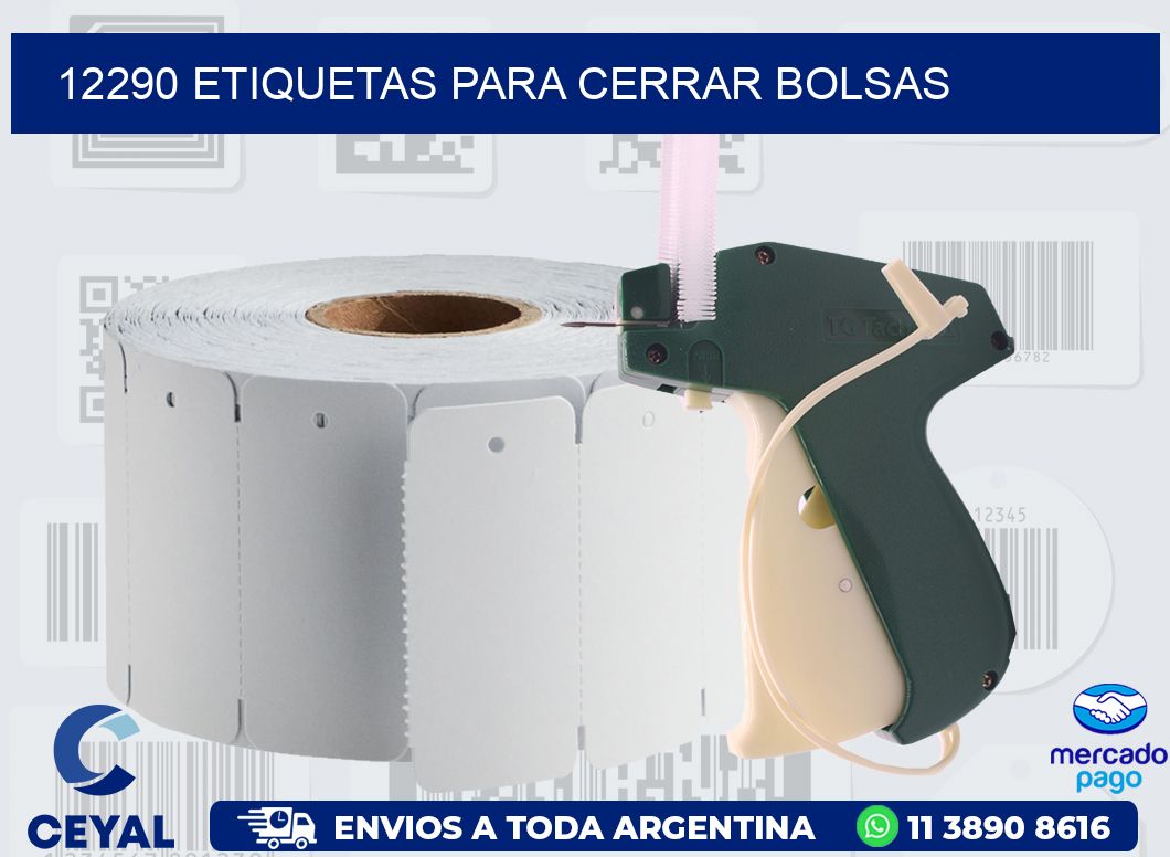 12290 ETIQUETAS PARA CERRAR BOLSAS