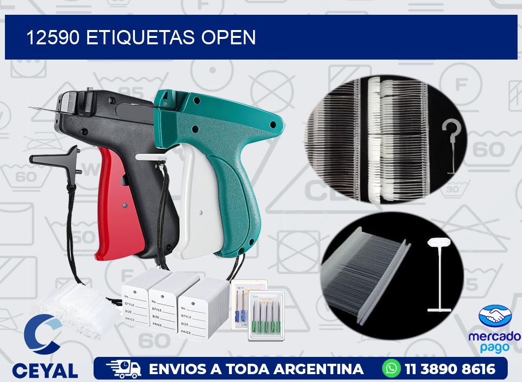 12590 ETIQUETAS OPEN