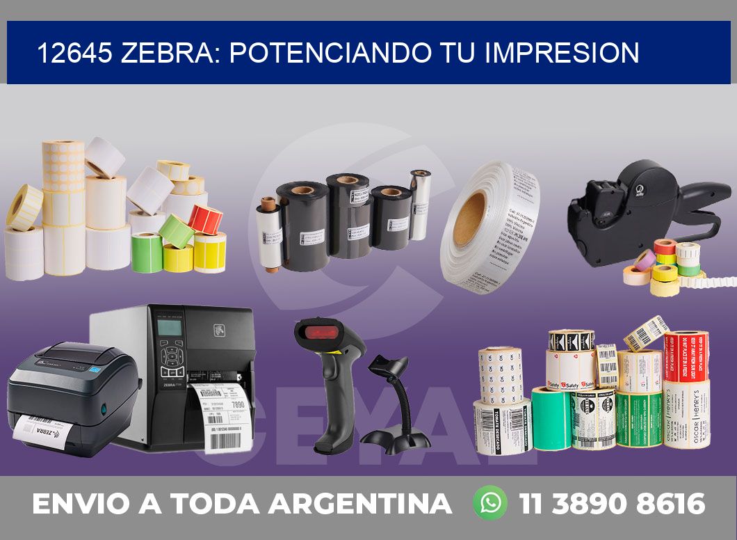 12645 ZEBRA: POTENCIANDO TU IMPRESION