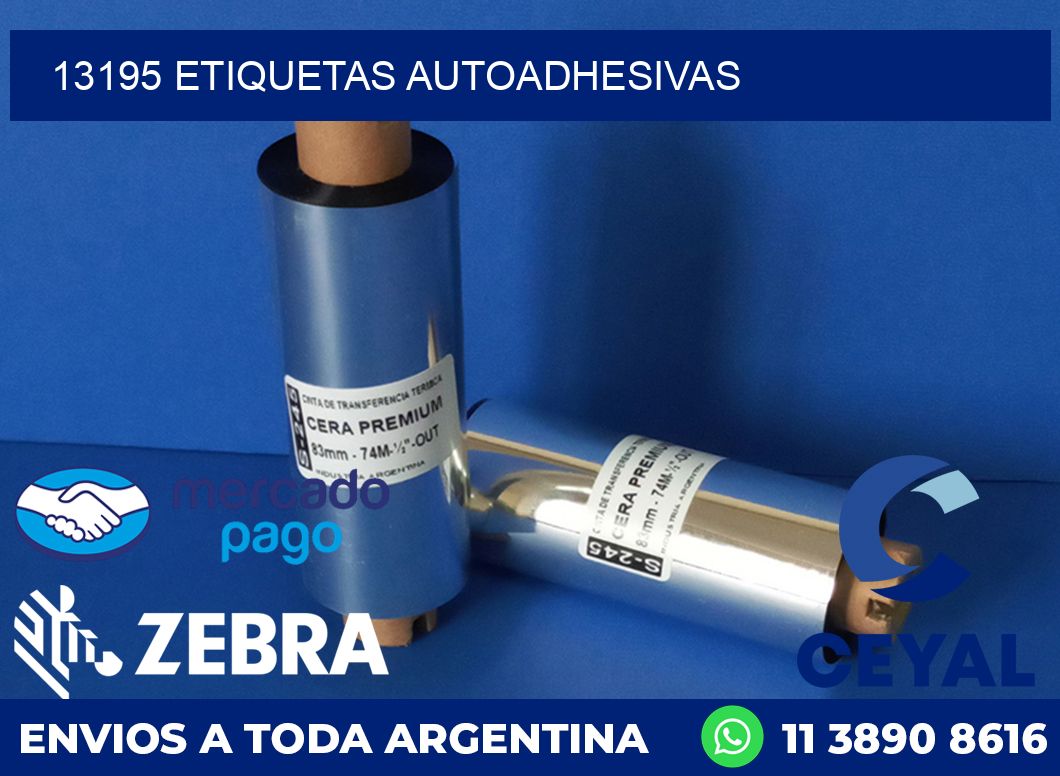 13195 ETIQUETAS AUTOADHESIVAS