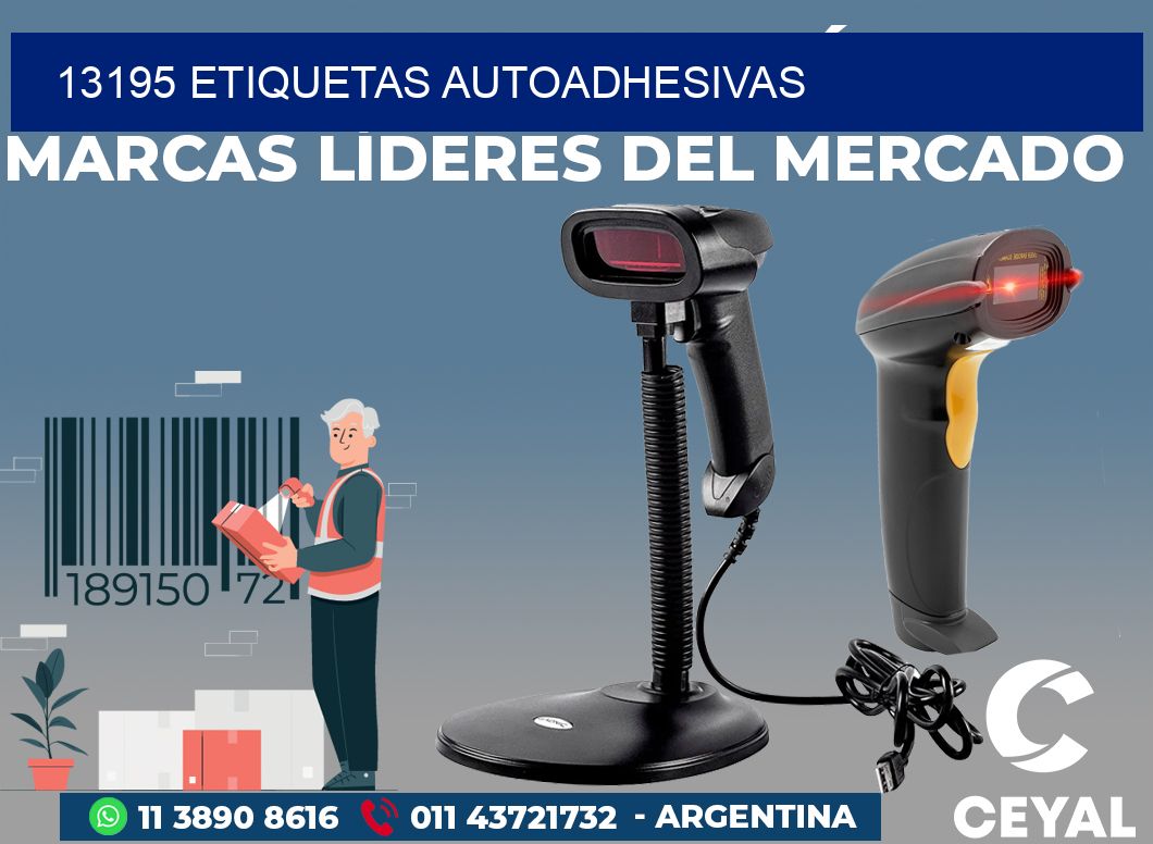 13195 ETIQUETAS AUTOADHESIVAS