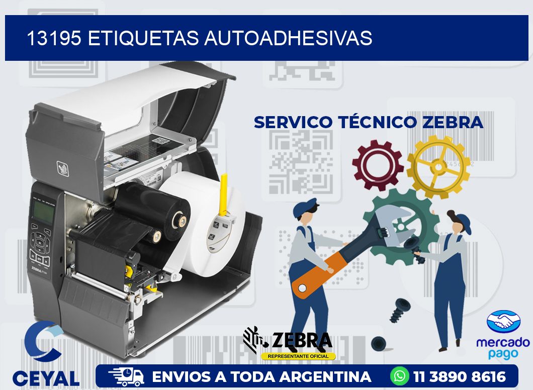 13195 ETIQUETAS AUTOADHESIVAS