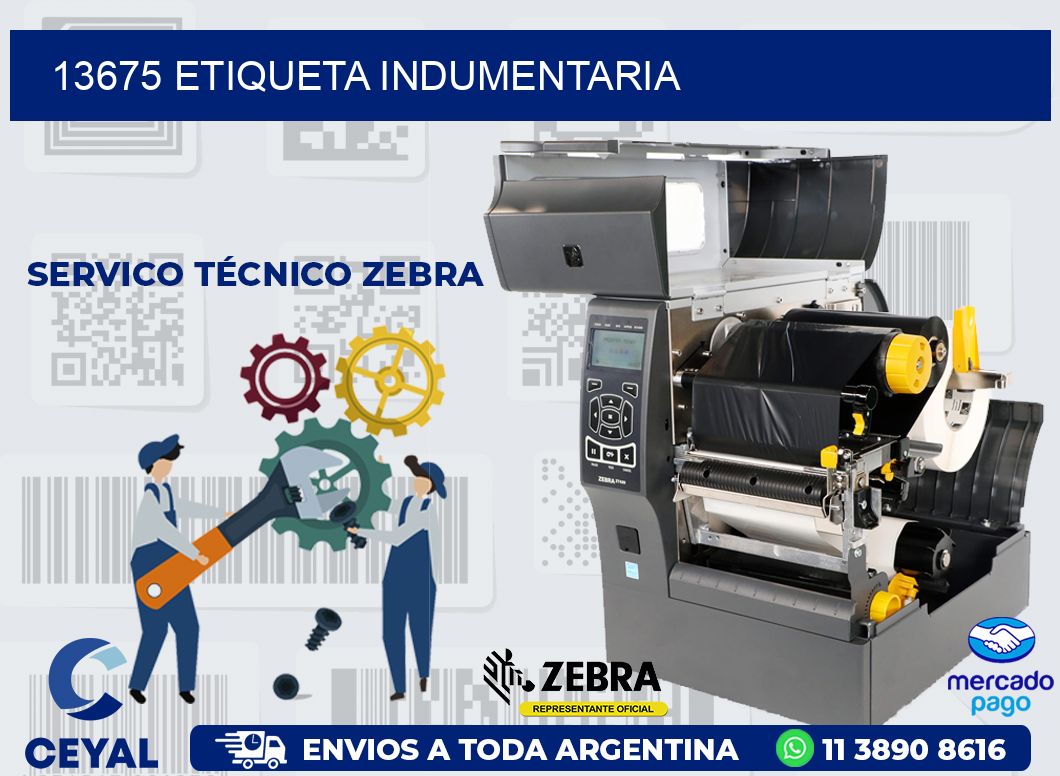 13675 ETIQUETA INDUMENTARIA