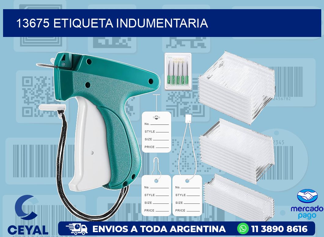 13675 ETIQUETA INDUMENTARIA