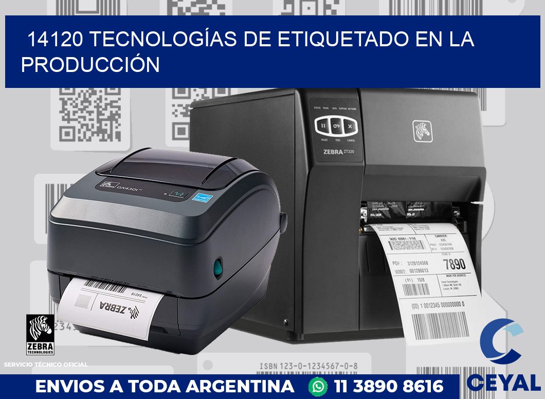 14120 TECNOLOGÍAS DE ETIQUETADO EN LA PRODUCCIÓN
