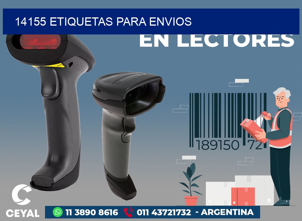 14155 ETIQUETAS PARA ENVIOS