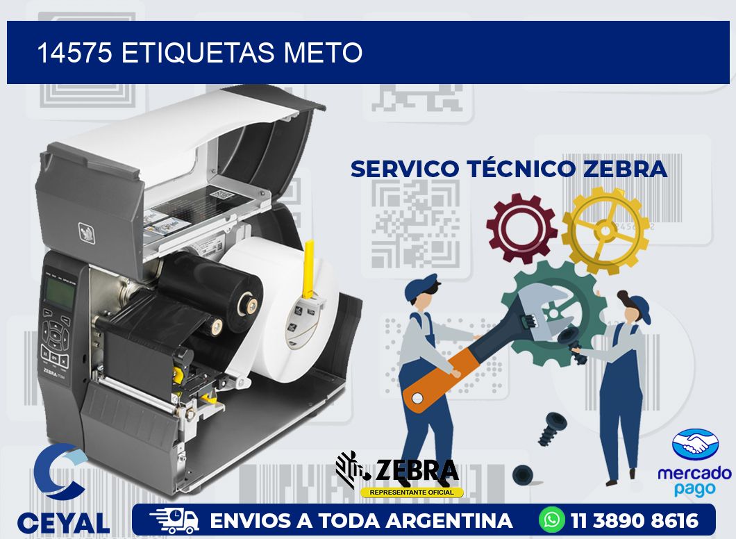 14575 ETIQUETAS METO