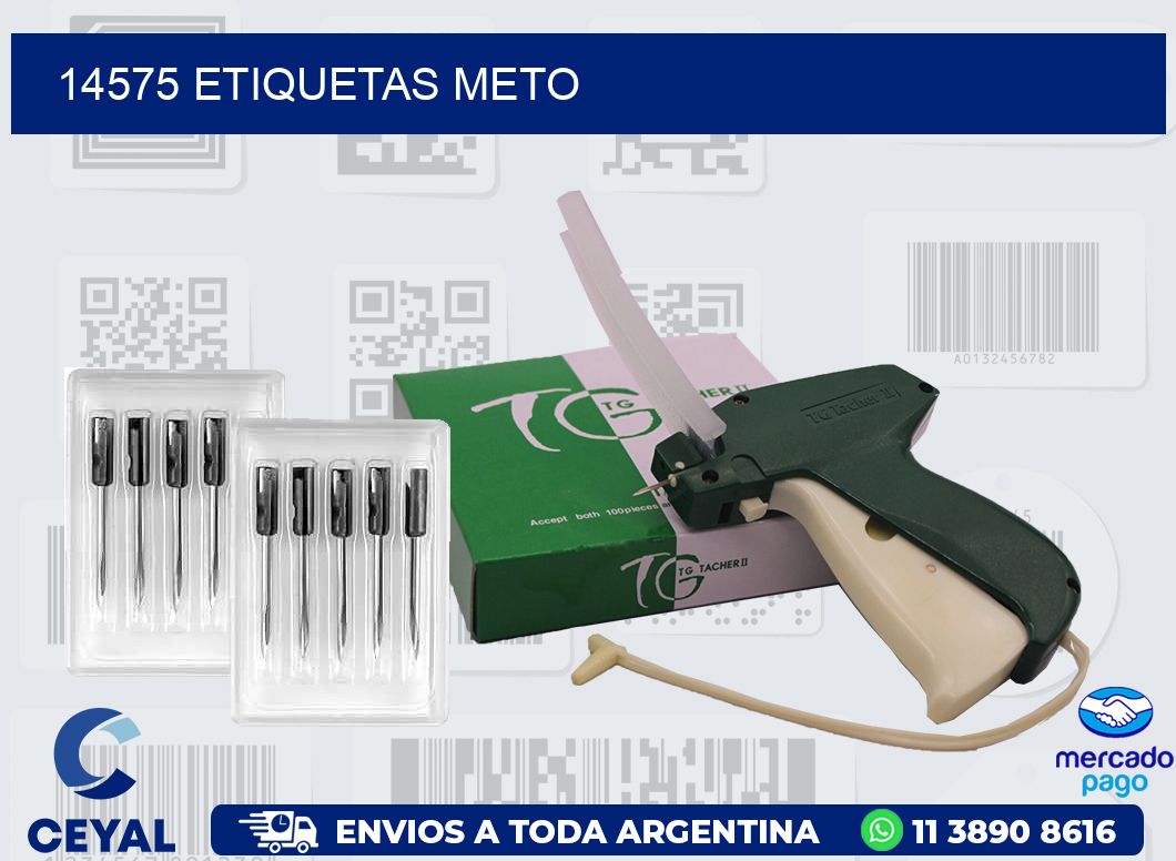 14575 ETIQUETAS METO