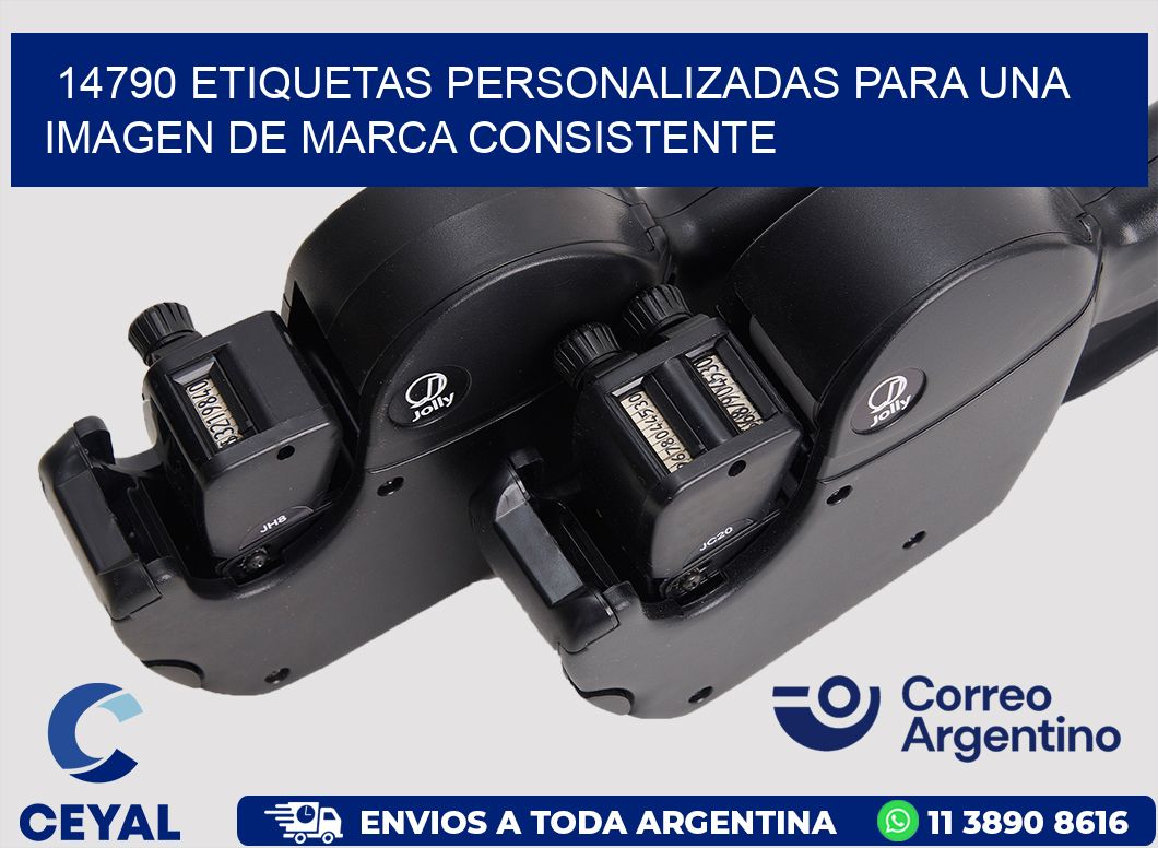 14790 ETIQUETAS PERSONALIZADAS PARA UNA IMAGEN DE MARCA CONSISTENTE