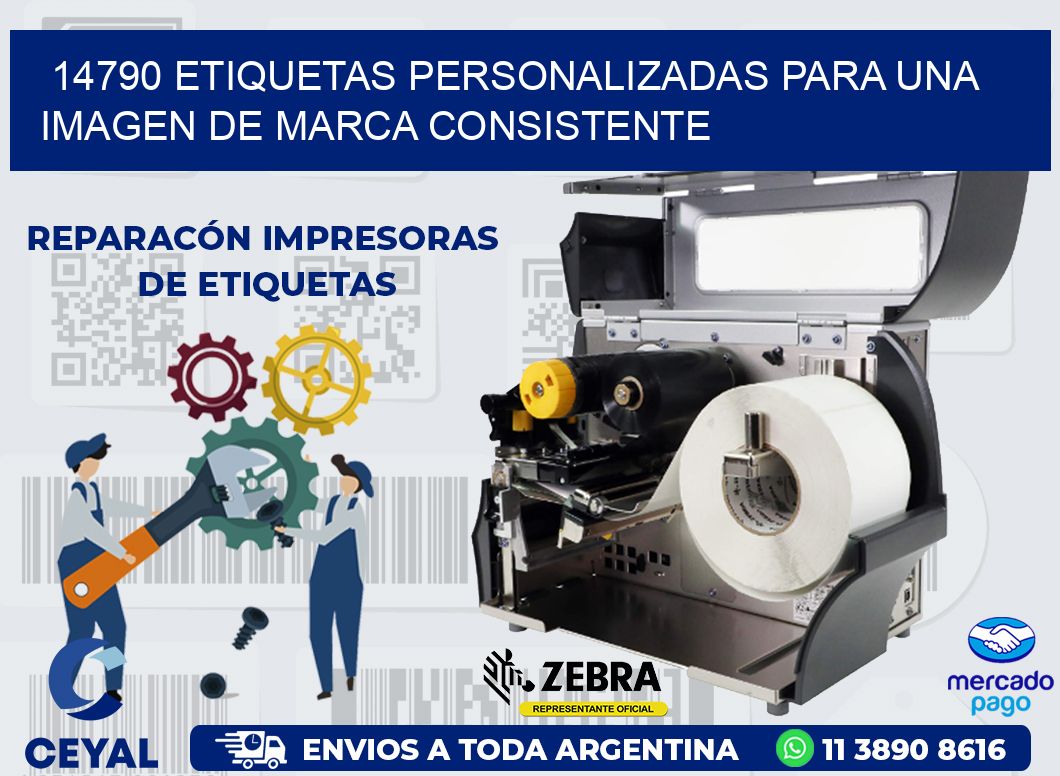 14790 ETIQUETAS PERSONALIZADAS PARA UNA IMAGEN DE MARCA CONSISTENTE