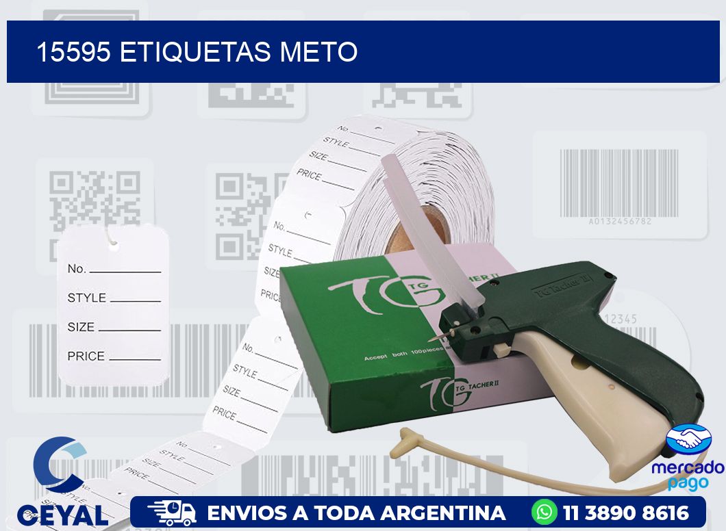 15595 ETIQUETAS METO