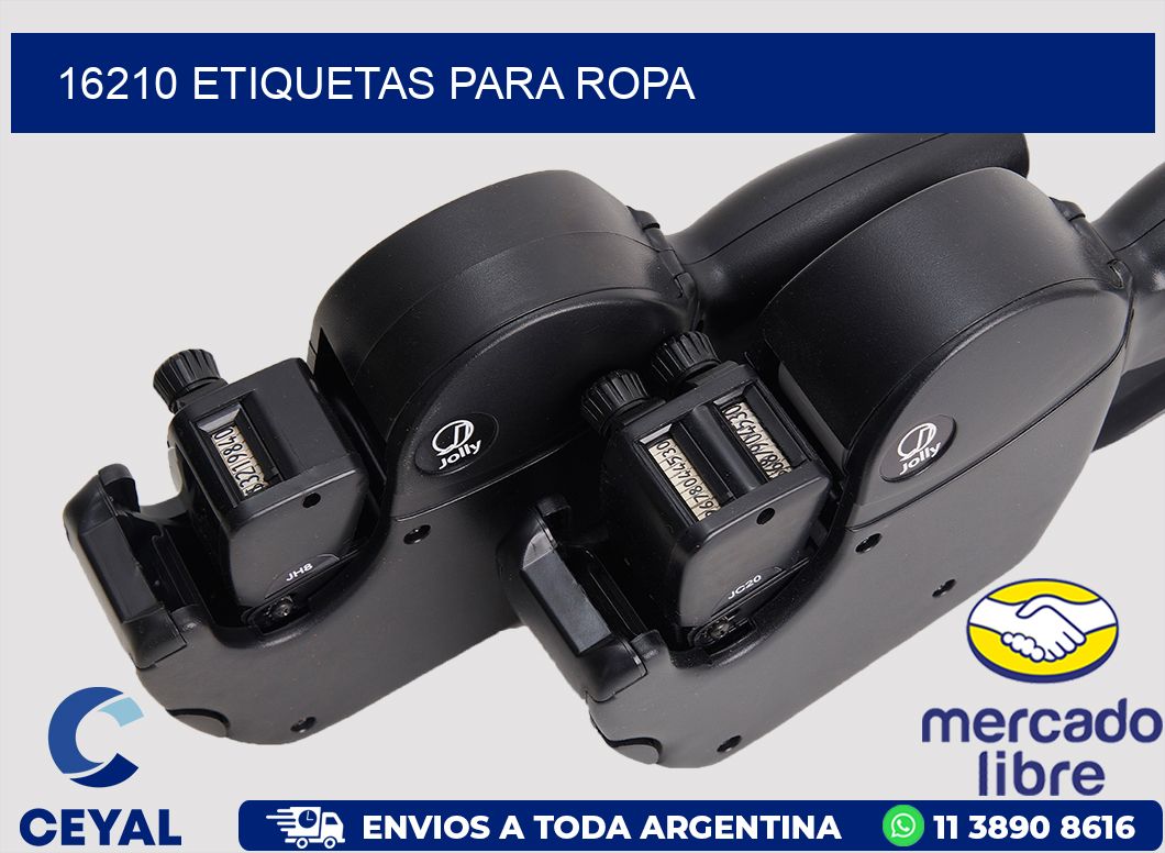 16210 ETIQUETAS PARA ROPA