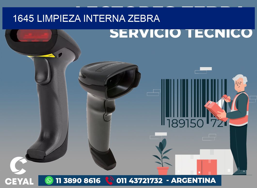 1645 LIMPIEZA INTERNA ZEBRA