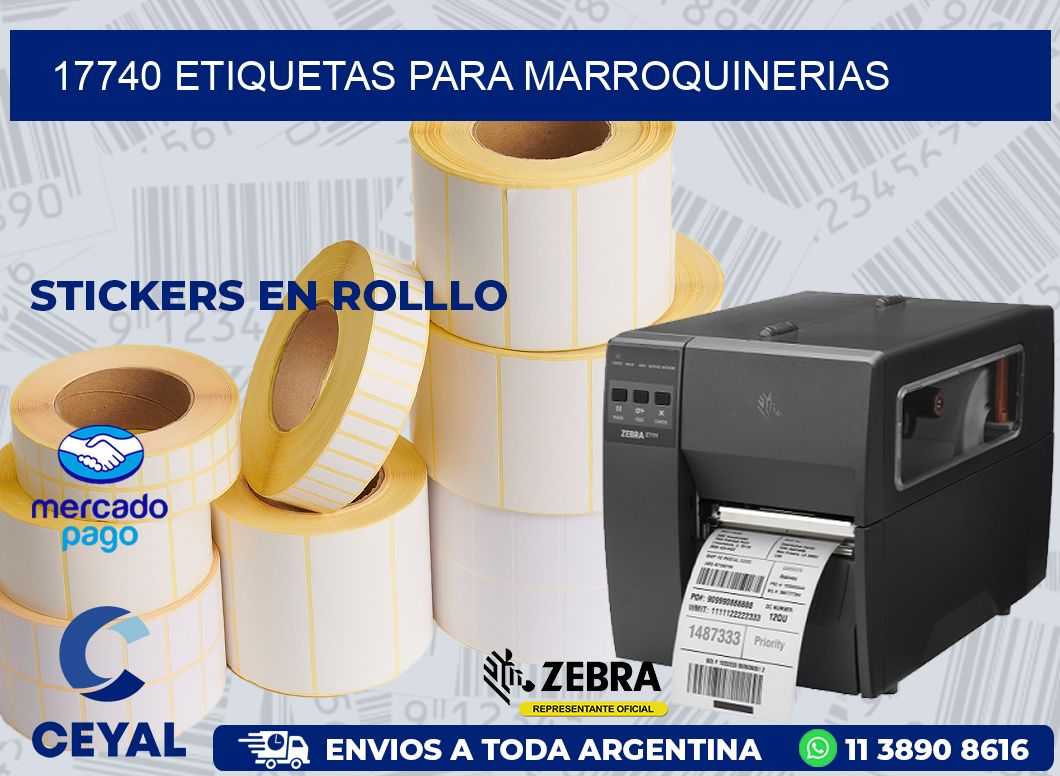 17740 ETIQUETAS PARA MARROQUINERIAS