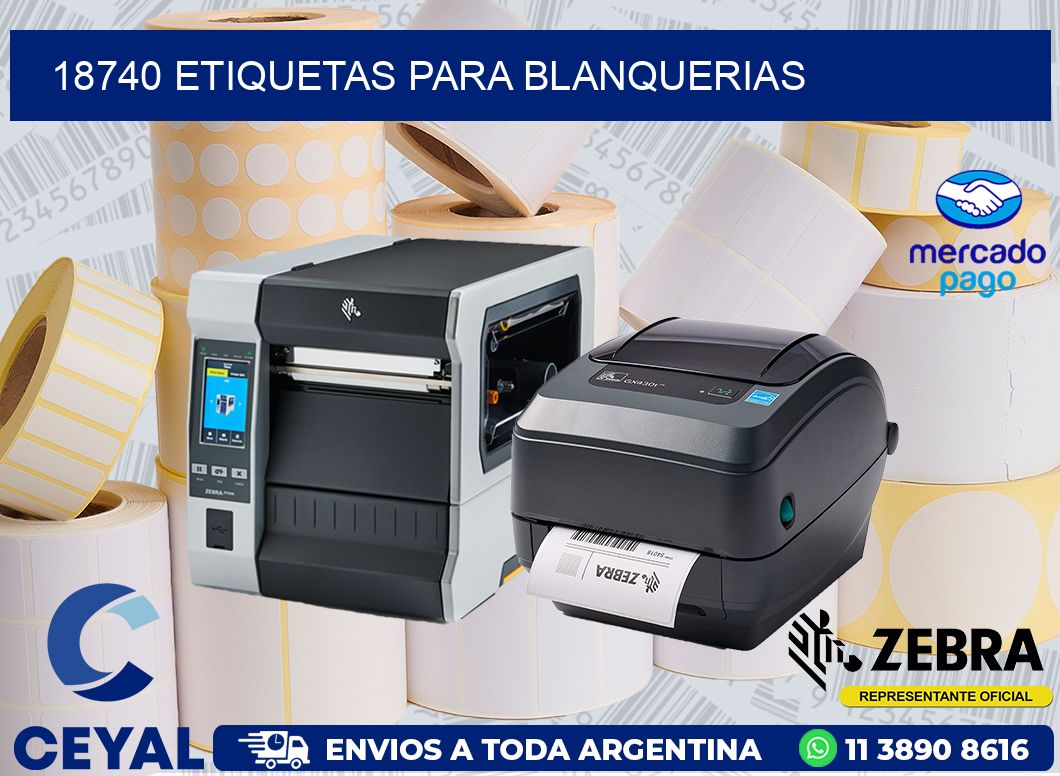 18740 ETIQUETAS PARA BLANQUERIAS