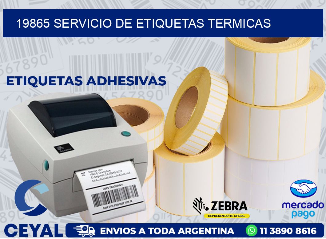 19865 SERVICIO DE ETIQUETAS TERMICAS