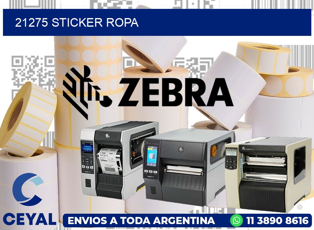 21275 STICKER ROPA