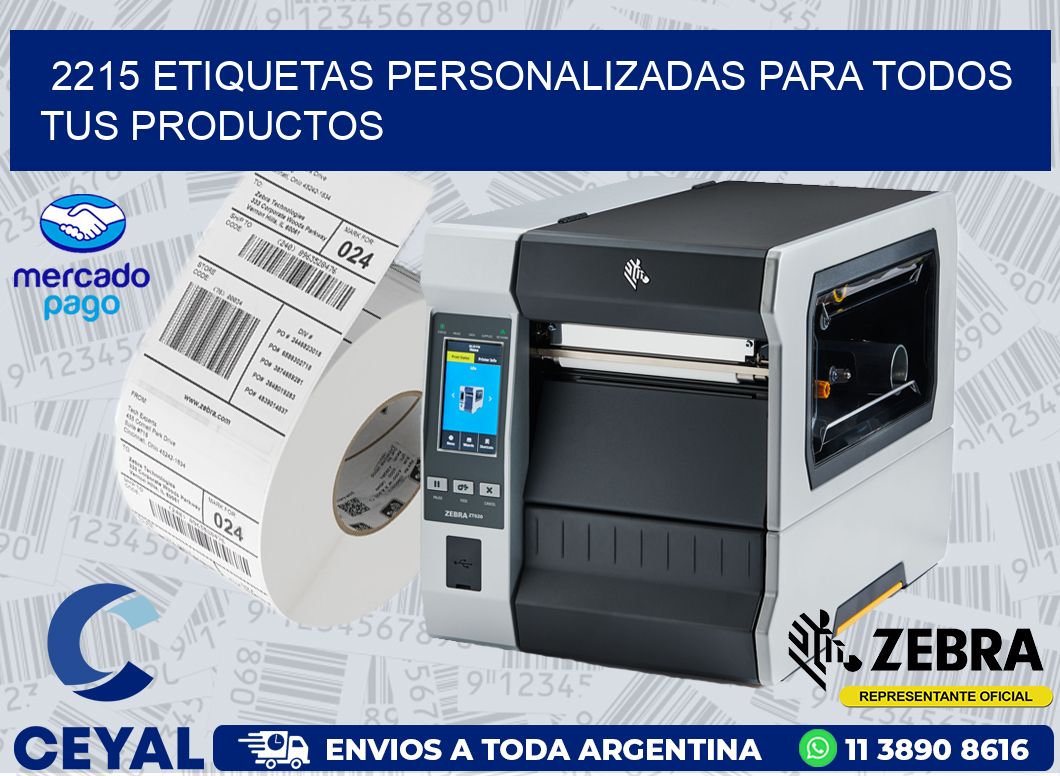 2215 ETIQUETAS PERSONALIZADAS PARA TODOS TUS PRODUCTOS