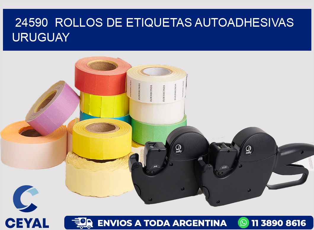 24590  ROLLOS DE ETIQUETAS AUTOADHESIVAS URUGUAY