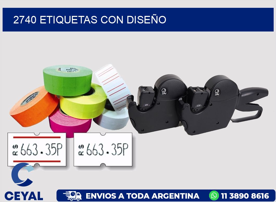 2740 ETIQUETAS CON DISEÑO