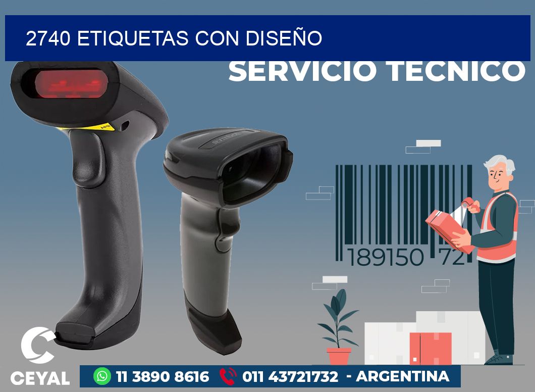 2740 ETIQUETAS CON DISEÑO