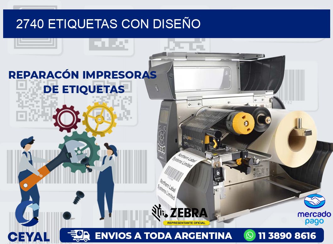 2740 ETIQUETAS CON DISEÑO