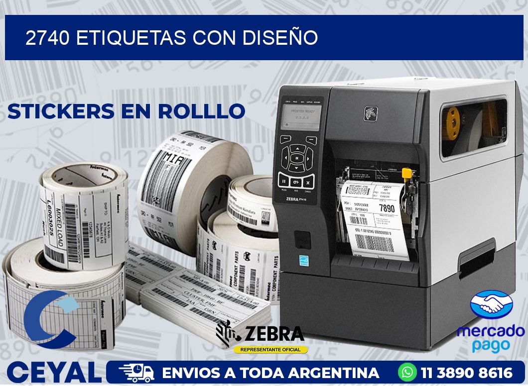 2740 ETIQUETAS CON DISEÑO