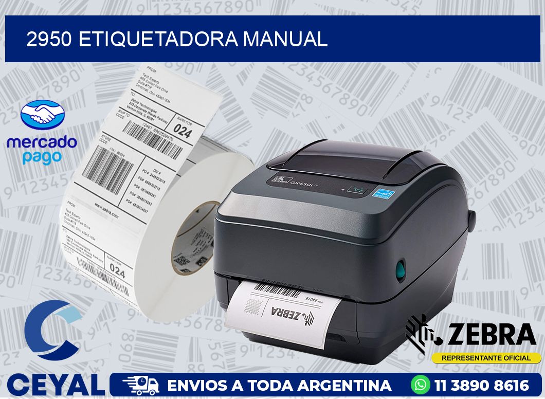 2950 ETIQUETADORA MANUAL