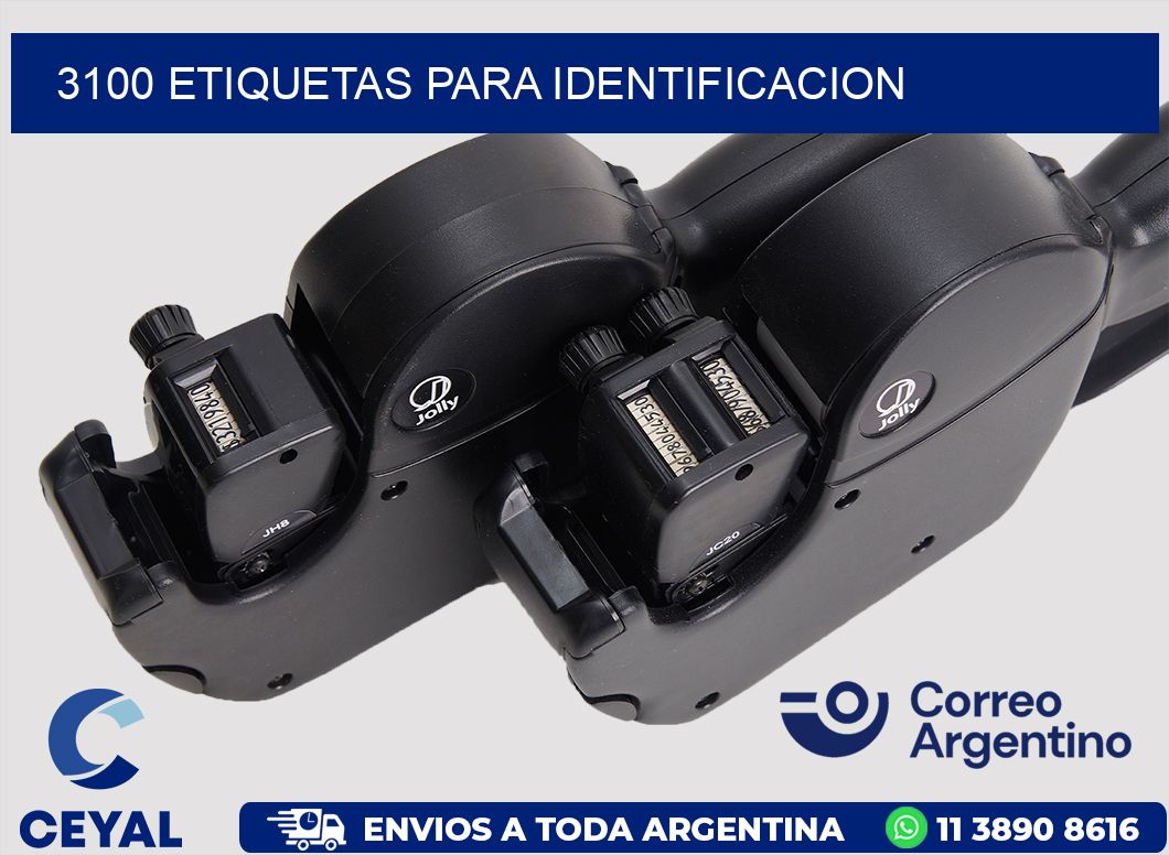 3100 ETIQUETAS PARA IDENTIFICACION