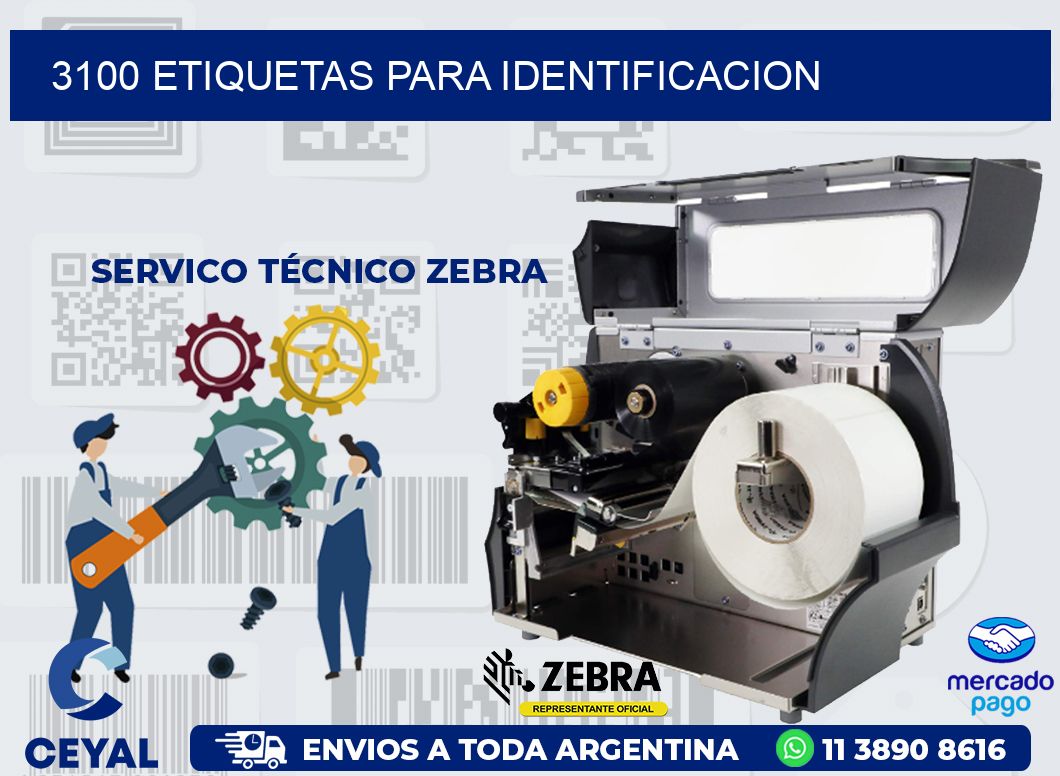 3100 ETIQUETAS PARA IDENTIFICACION