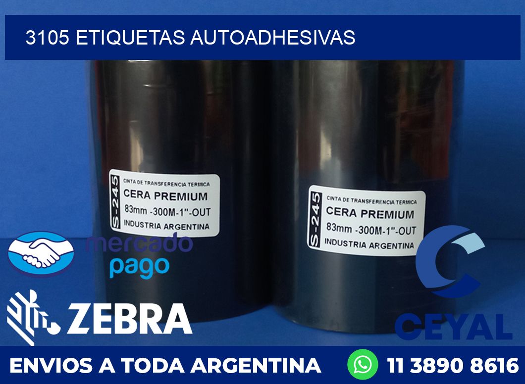 3105 ETIQUETAS AUTOADHESIVAS