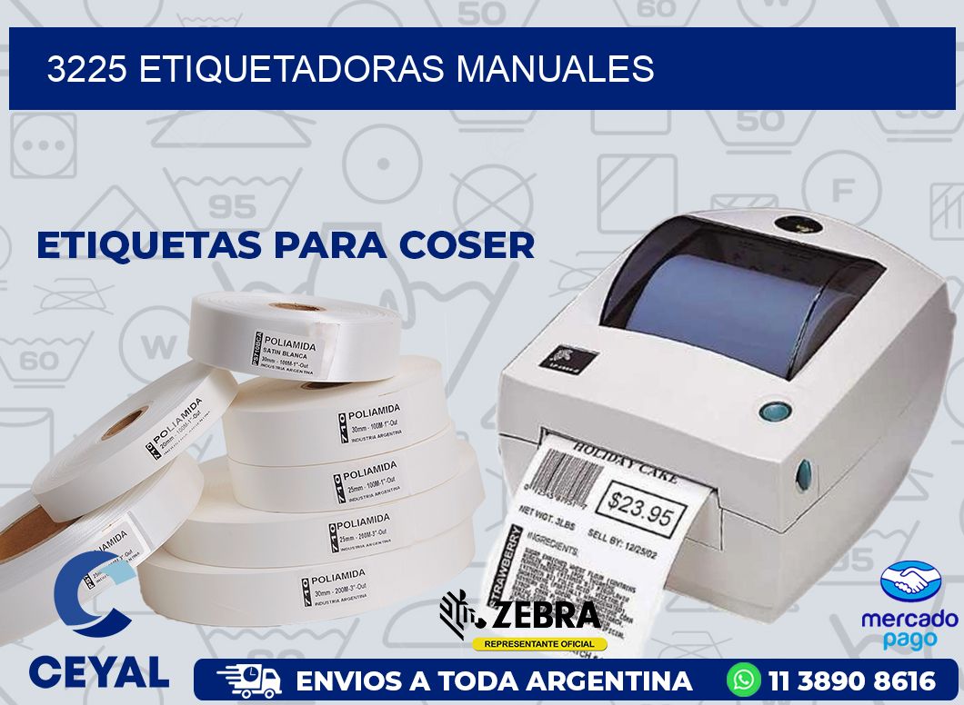 3225 ETIQUETADORAS MANUALES
