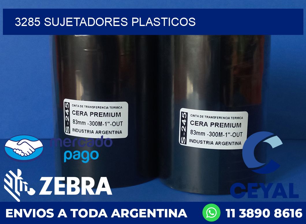 3285 SUJETADORES PLASTICOS