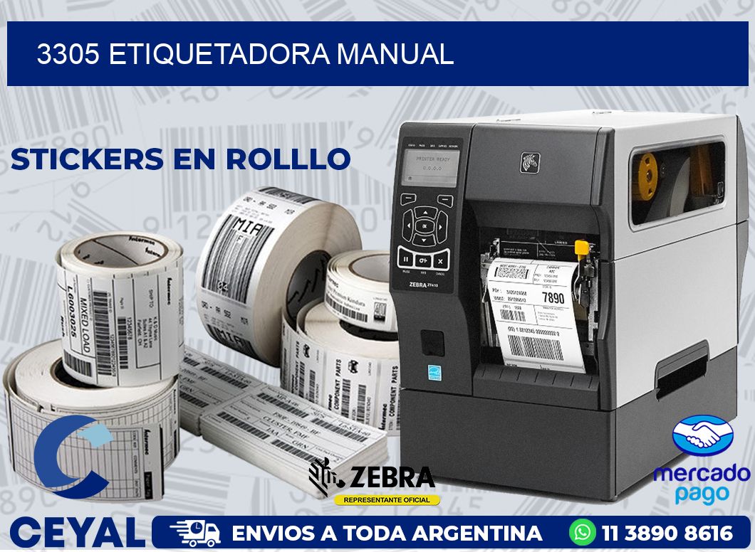 3305 ETIQUETADORA MANUAL