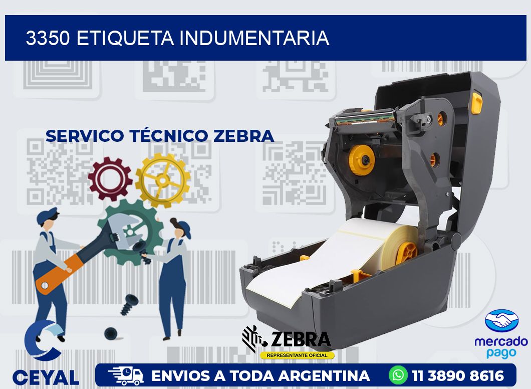 3350 ETIQUETA INDUMENTARIA
