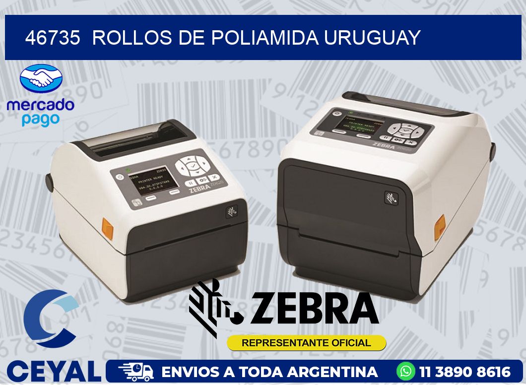 46735  ROLLOS DE POLIAMIDA URUGUAY