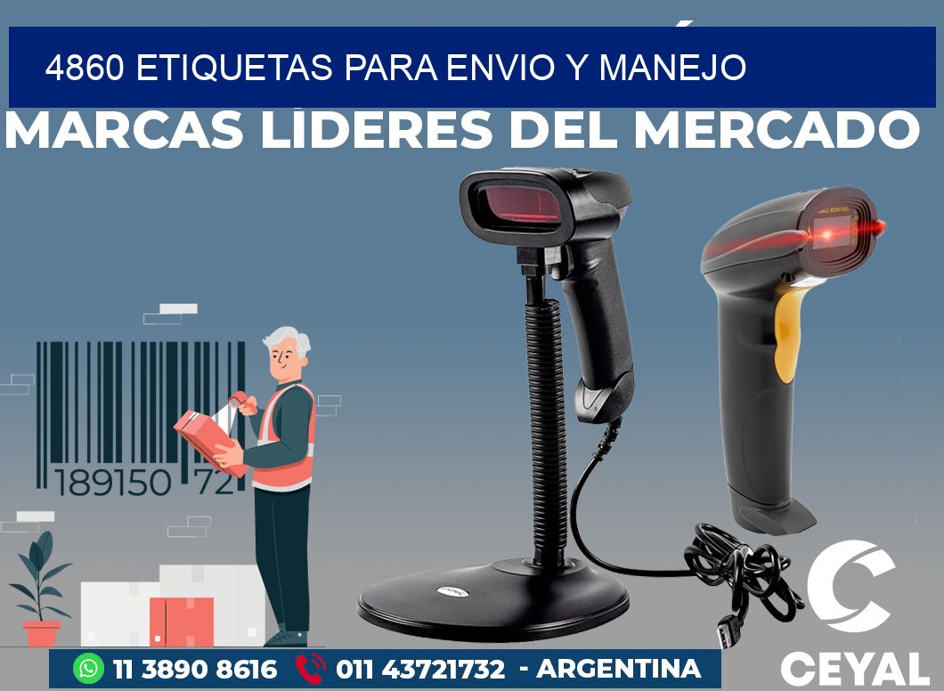 4860 ETIQUETAS PARA ENVIO Y MANEJO