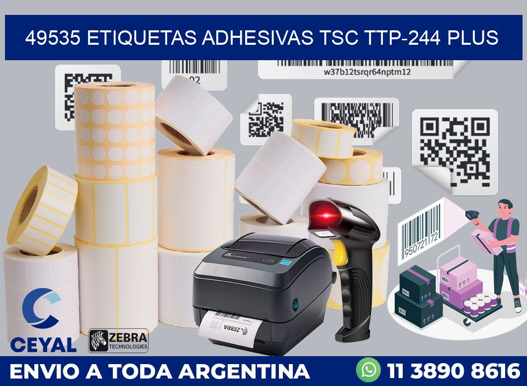 49535 ETIQUETAS ADHESIVAS TSC TTP-244 PLUS